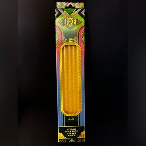 Wicked 40 oz Stanley Straws “Yellow Brick Road” 4 pc Set BRAND NEW IN BOX
